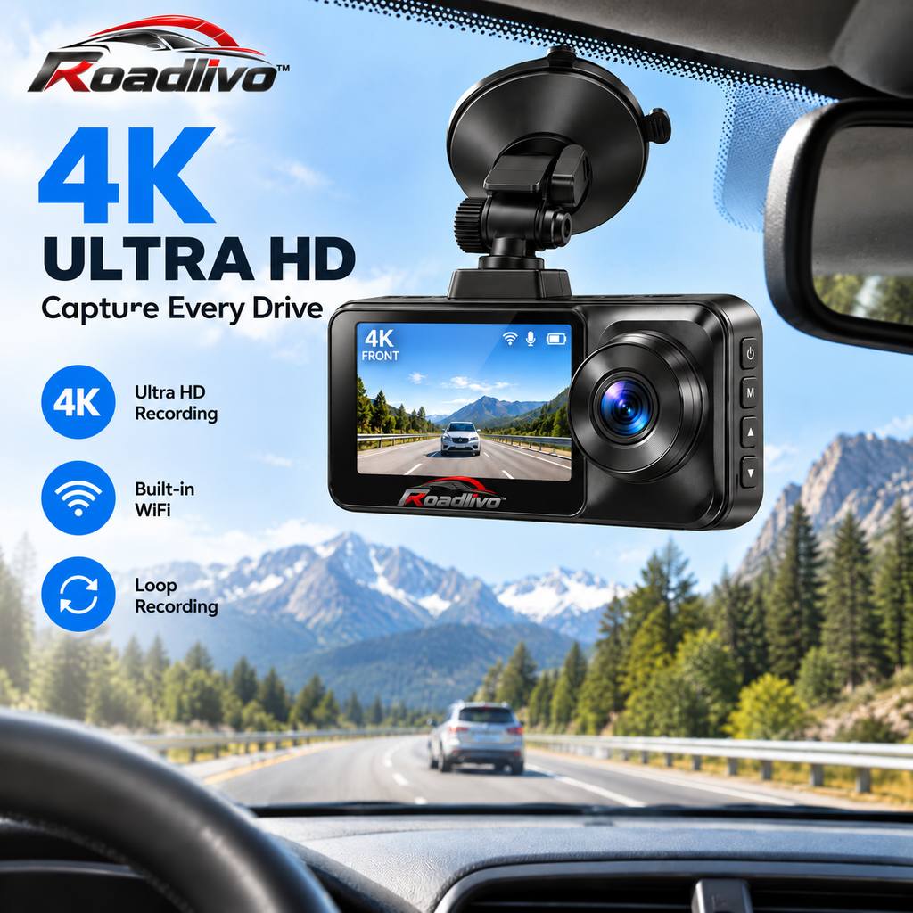 Roadlivo™ Front & Rear Dual Dash Cam