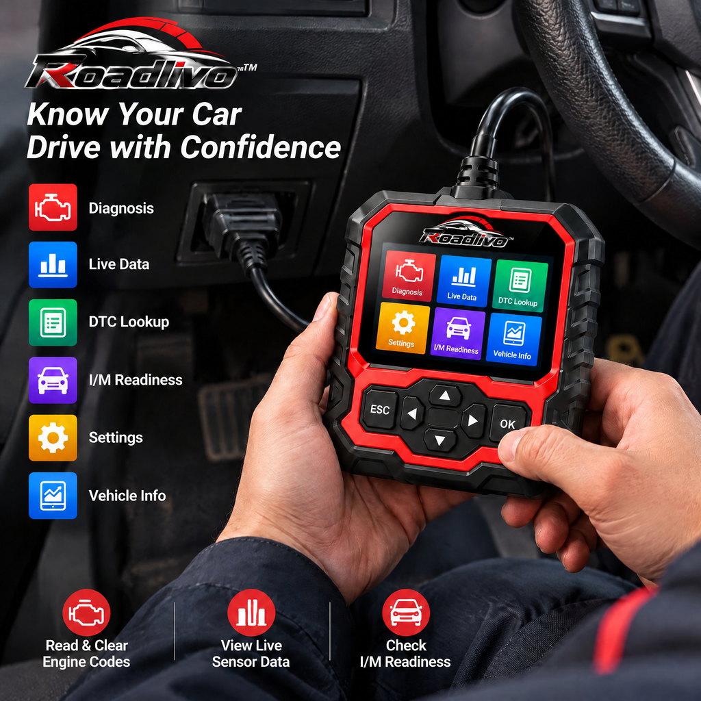 Roadlivo™ OBD2 Car Diagnostic Scanner