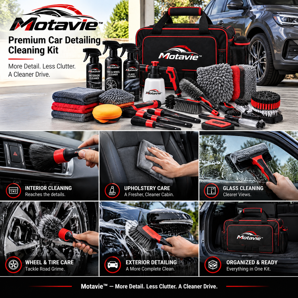 Roadlivo™ Premium Car Detailing Cleaning Kit