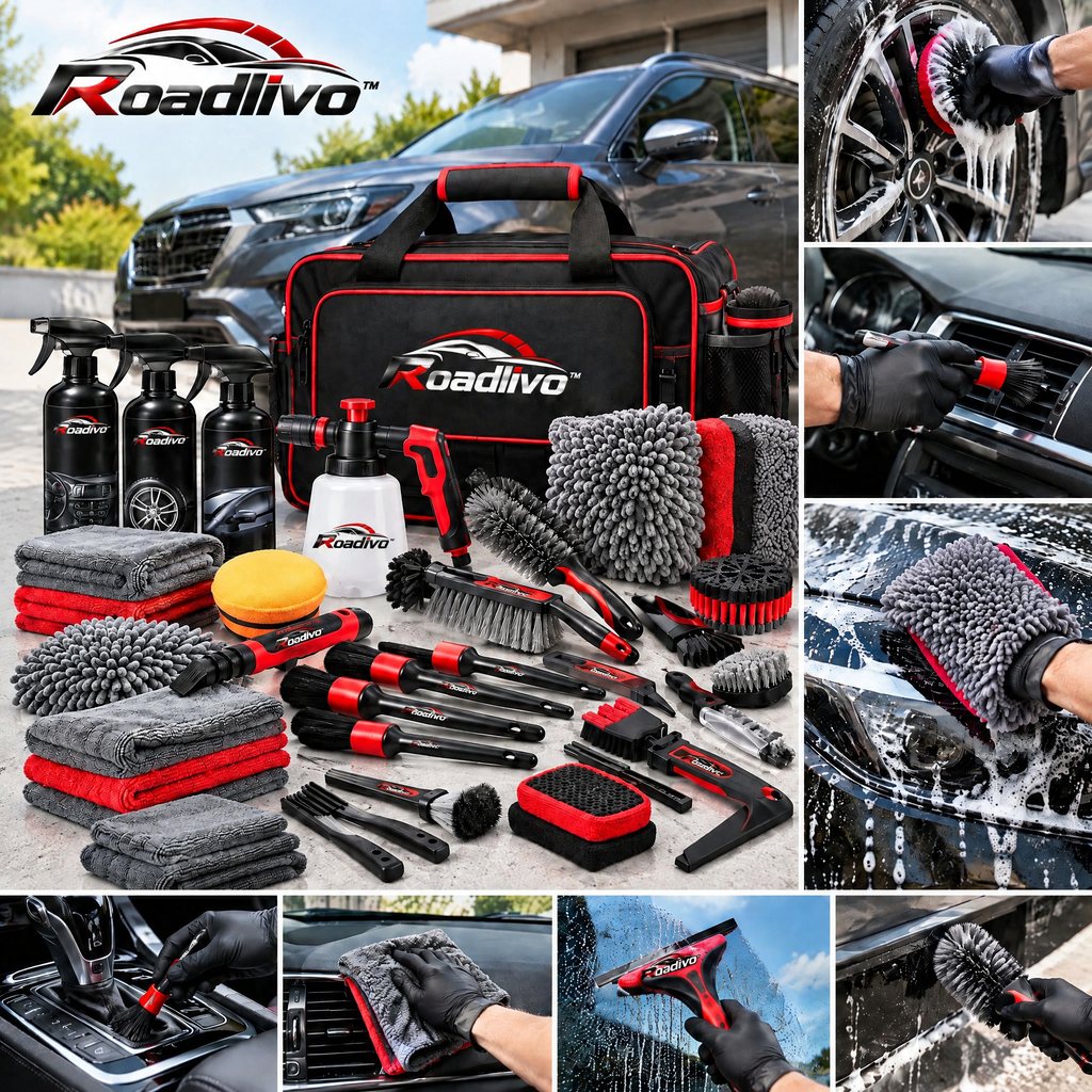 Roadlivo™ Premium Car Detailing Cleaning Kit